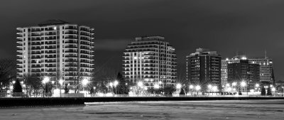 Sarnia Waterfront in B&W