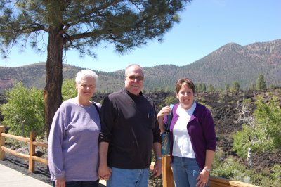 CA - Greg - Maureen near Sunset Crater