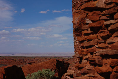 Desert view from Lomaki