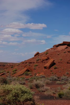 Hill and clouds