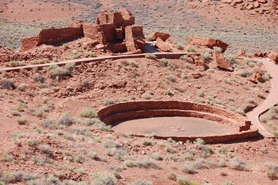 Ruins and ball court