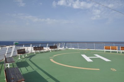 Heliport, cruise ship