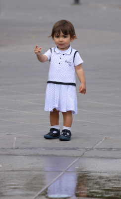 little girl in Alghero