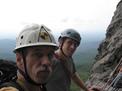 Climbing at Table Rock, NC 9/7/09 (gallery)