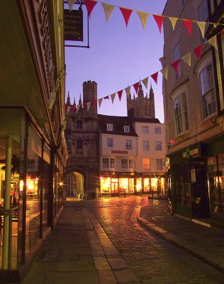 The Cathedral Gate at daybreak.