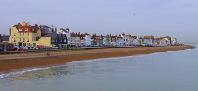 Deal seafront from Deal pier