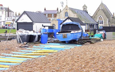 The Lady Anne,at the top of her haulway.