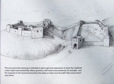 Thurnham Castle : what it may have looked like.