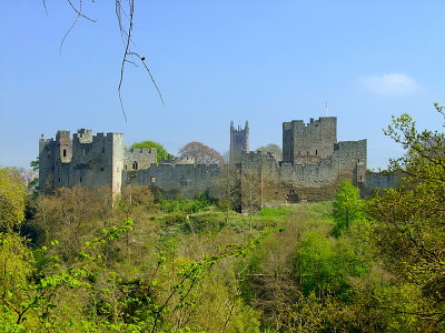 Ludlow Castle, a  Marcher Lord's fortress.