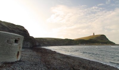  Type  25  WW2  pill  box   at  Kimmeridge  Bay.