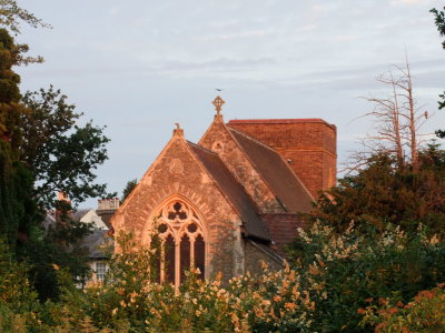 C14th century , Church  of  St. Mary  the  Virgin ,  in  the  dawn  light.