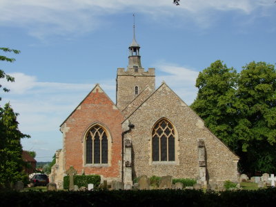 Holy  Cross  Parish  Church, from  the  adjacent  bench.