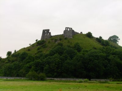 Castell  Dryslwyn  ruins, on  castle  hill.