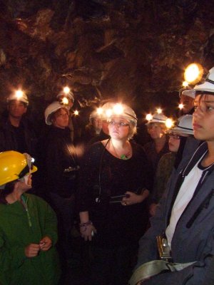 Underground  at  Dolaucothi  Gold  Mine.