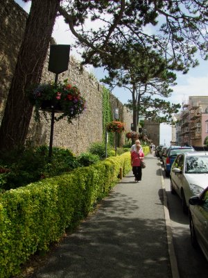 Gardens  alongside  the  Town  Walls.