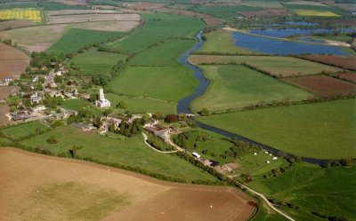 Fotheringhay  Castle  from  the  air.