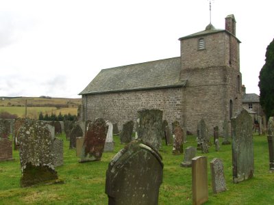St. Cuthberts  Church  and  graveyard.