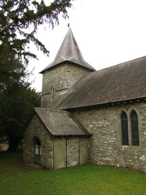 Tower  and  porch  of  c15th  century, St. Michaels  Church