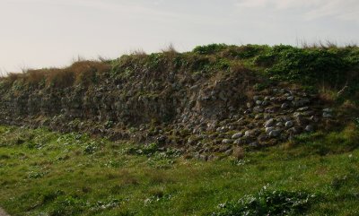 Reculver ;another  section  of  Roman  Fort  wall.