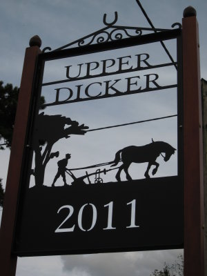 Upper Dicker village sign.
