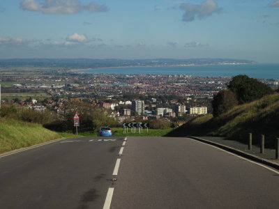 Eastbourne  and  beyond , looking  east.