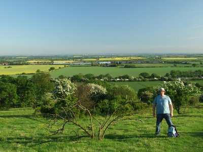 The vista south from Jury Hill.