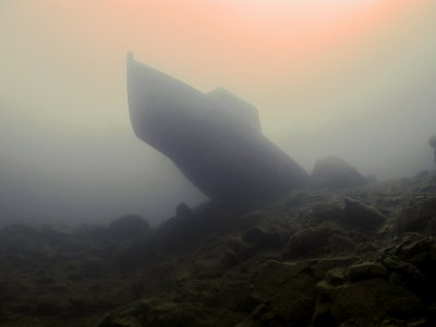View of Small Training Wreck
