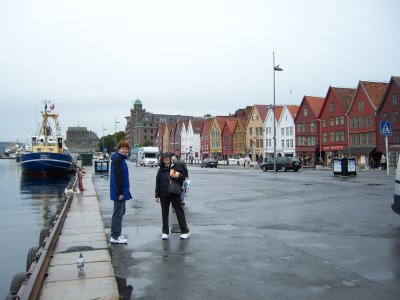 Bryggen area of Bergen