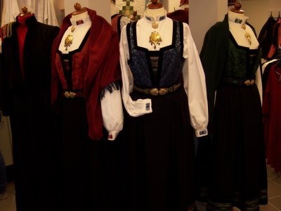 Traditional Norwegian dresses