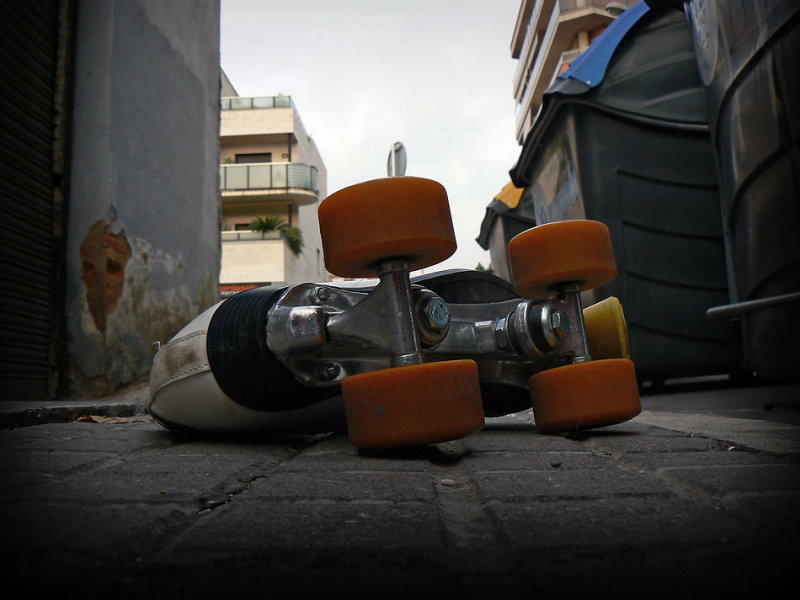 si bebes, no patines...