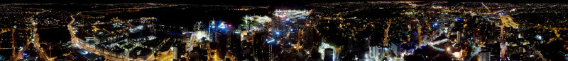 360 view from sky tower, auckland