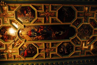 Montenegro:  Ceiling in Our Lady of the Rock Church