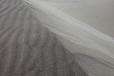 Ridge at top of sand dune
