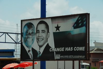 Obama is popular in Ghana
