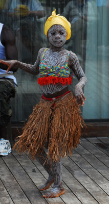Young dancer in Liberia
