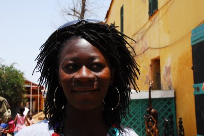 Friendly saleswoman, Senegal