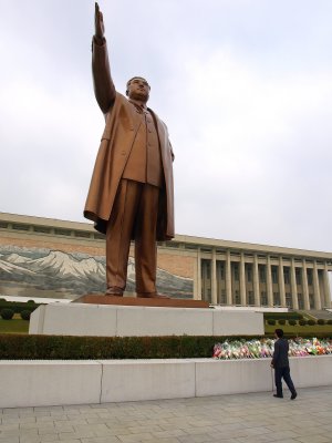 Flowers for Kim Il Sung