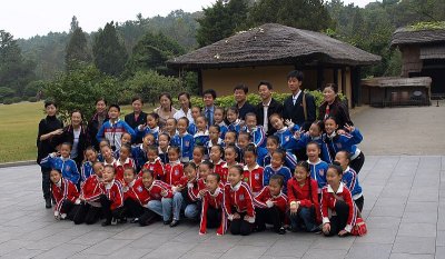 Visitors to the Birthplace of  Kim Il Sung