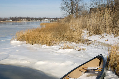Icy Shrewsbury River