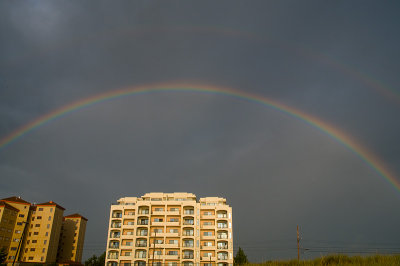 Rainbow and Condominium Tower