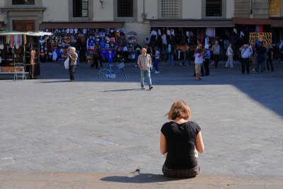 Scene in a Piazza