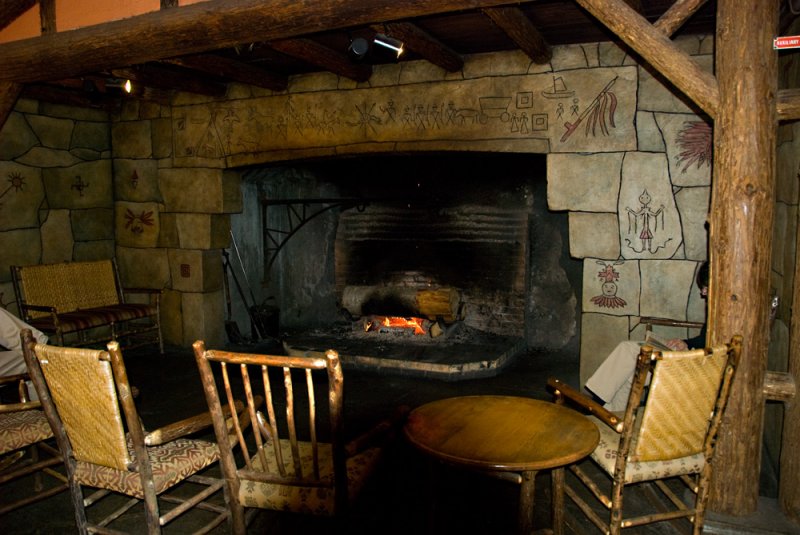 Fabulous welcoming fireplace