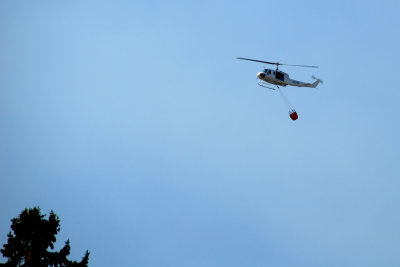 Copter with bucket