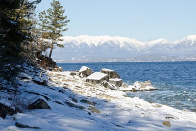 Scenic View from West Shore State Park on Flathead Lake