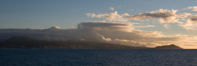 Oahu at dawn