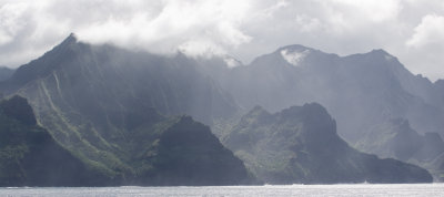 Na Pali coast from sea