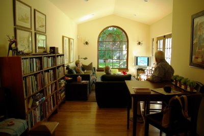 Allen  Julie's  t.v. room