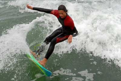 Surfer, Crystal Pier, PB