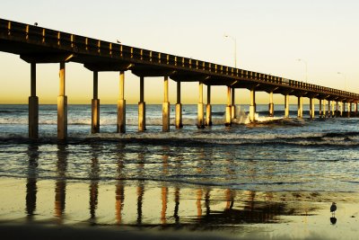 OB pier at sunrise