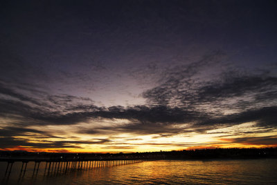 Sunrise over OB from the pier